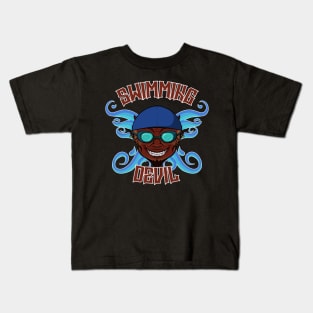 Swimming Devil Kids T-Shirt